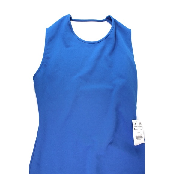 Zara NWT Electric Blue Open Back Dress with Ruffle and Frill Skirt Hem Small - Picture 7 of 12